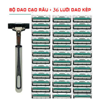 COMBO Bộ dao cạo râu tặng kèm 36 lưỡi