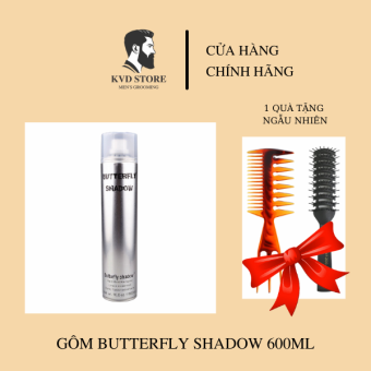 Gôm Xịt Tóc Butterfly Shadow 600Ml - Gôm Bạc - Nhật Việt Cosmetics