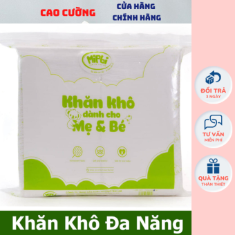Khăn khô đa năng Mipbi bao bì mới dành cho mẹ và bé 600g