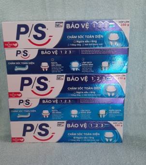 Kem đánh răng PS bảo vệ 123 230g, Kem Đánh Răng P/S Bảo Vệ 123 Chăm Sóc Toàn Diện 230g