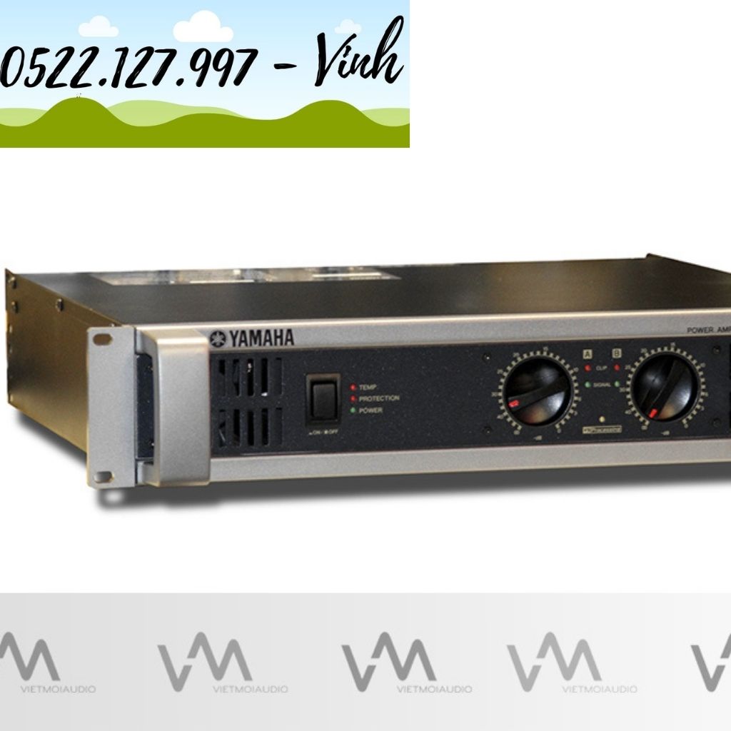 Cục đẩy công suất Yamaha P5000S - nhập khẩu loại 1 năm 2023 - 24 sò lớn Toshiba 8 biến trở, mặt phay nhôm, nguôn đồng tròn - Gia Khang Shop