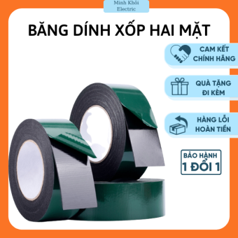 Băng Dính Xốp Hai Mặt Siêu Dính Đủ Cỡ, băng keo xốp hai mặt