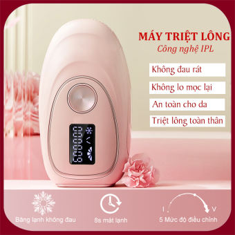Máy triệt lông vĩnh viễn Triệt lông tận gốc bằng laser Triệt lông nách tay chân bikini Kem tẩy lông Sáp wax (BH 12th)