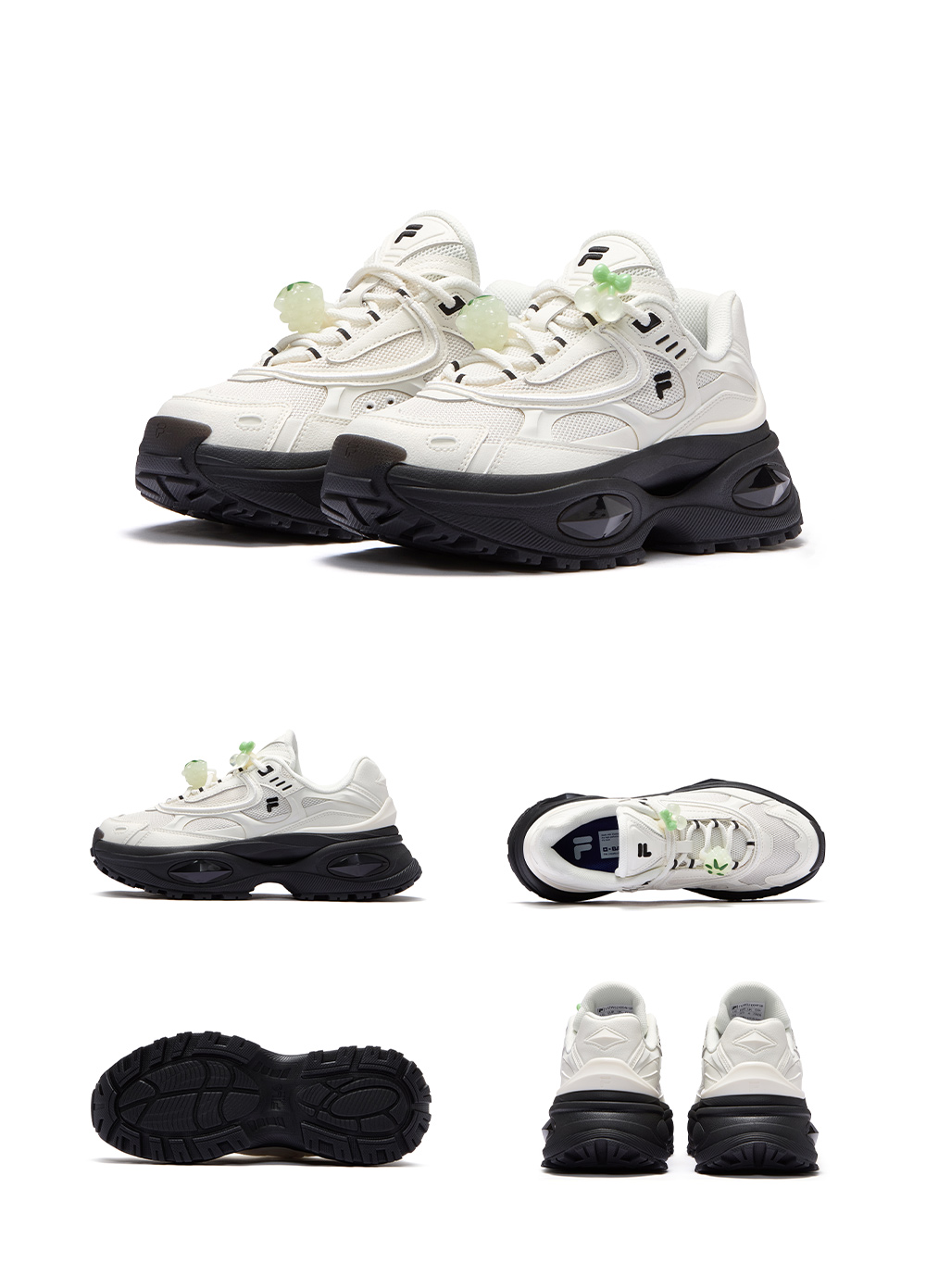 [NUOVA versione] Sneakers con piattaforma FILA FUSION BIANCO/BIANCO III da donna