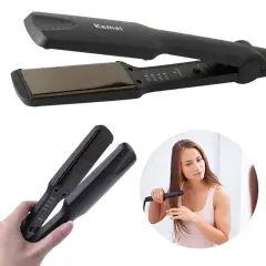 PROMO TERMURAH Catok Rambut KEMEI KM 329-hitam