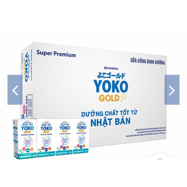  THÙNG 48 HỘP SỮA BỘT PHA SẴN YOKO  110ML  