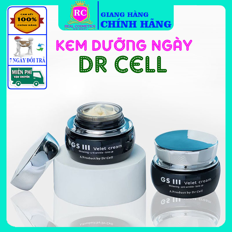 Kem Ngày GSIII Dr Cell, Dương Da Trắng Hồng, Ngăn Ngừa Lão Hóa, Hộp 30g