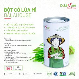 Bột cỏ lúa mì sấy lạnh Dalahouse hộp 120g