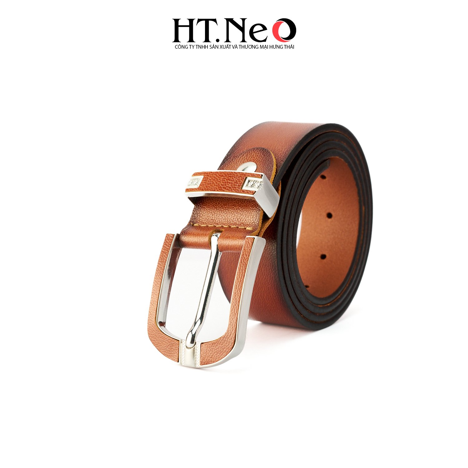 Dây lưng - dây da bò 1 lớp HT.NeO da bò nguyên miếng mềm bóng, hàng cao cấp cam kết bảo hành 1 năm DL 18