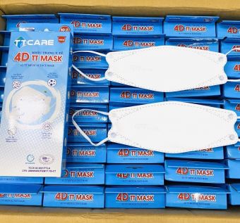 Khẩu trang y tế 4D TT MASK- đóng gói dạng hộp ( Hộp 10 cái )