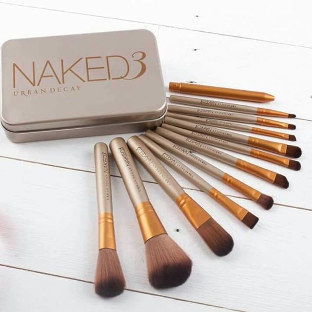 Bộ cọ 12 cây naked 3 mềm mịn đa dụng makeup