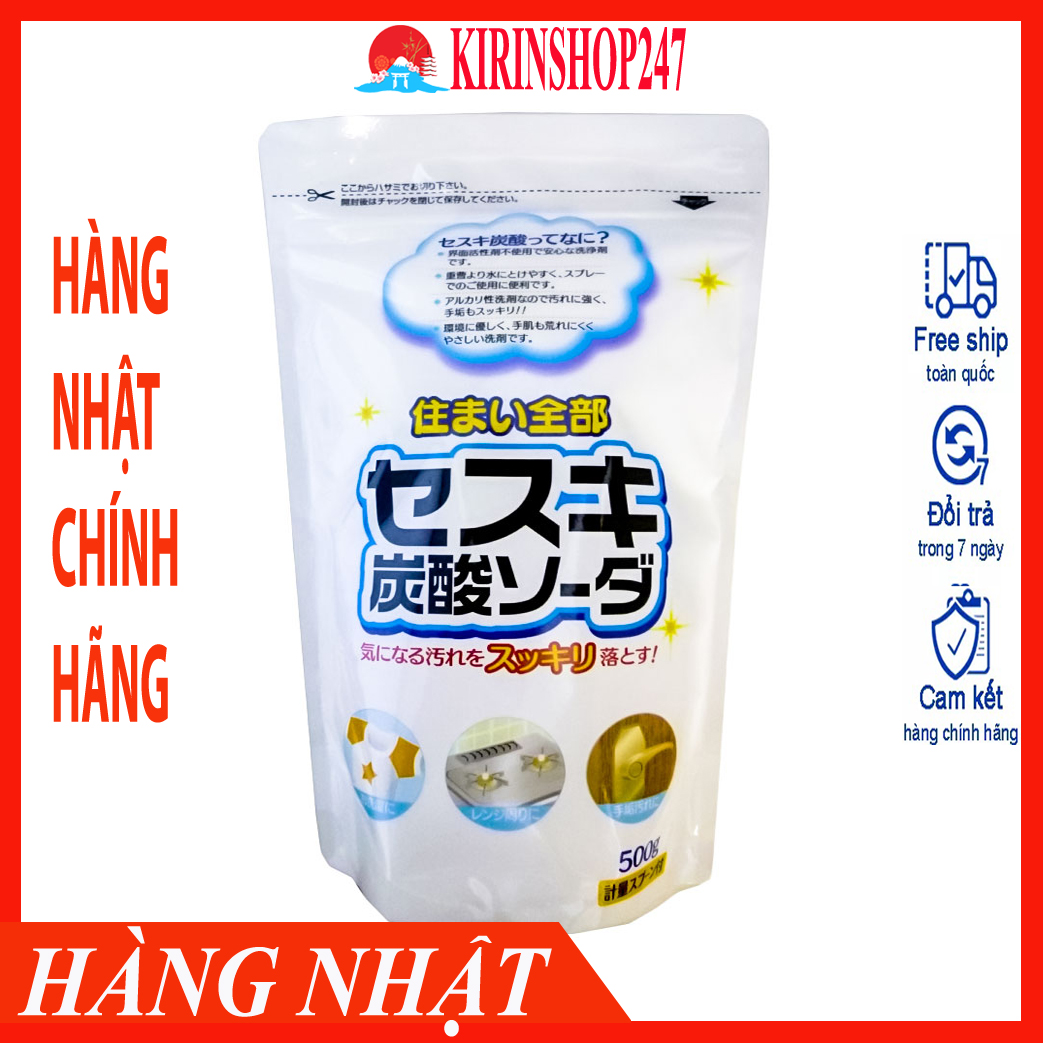 Bột baking soda Sesuki 500g Rocket - Hàng Nhật