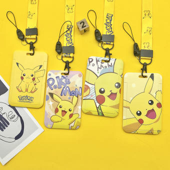 Dây đeo thẻ và bảng tên PIKACHU nhiều mẫu dễ thương cute PK0019