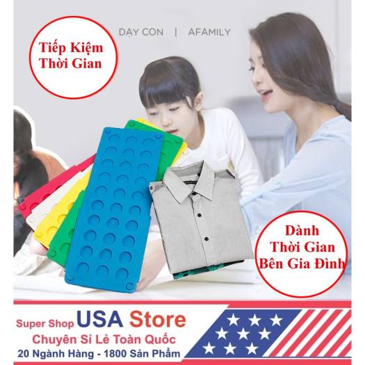 Dụng Cụ Gấp Quần Áo Thông Minh - Siêu Tốc Nhanh Gấp 3 Lần