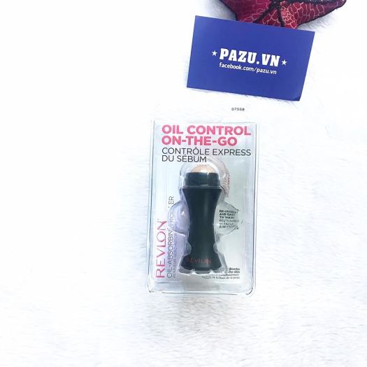 Thanh lăn thấm dầu cây lăn hút dầu làm từ đá núi lửa giấy thầm dầu thấm hút dầu thừa trên da mặt Revlon Oil