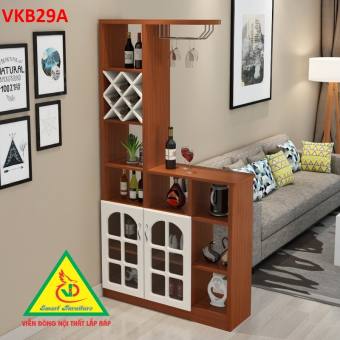 Quầy bar mini kết hợp tủ rượu VKB029A - Nội thất lắp ráp