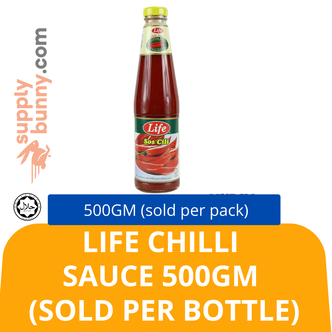 Life Chilli Sauce 500gm (sold per bottle) Halal