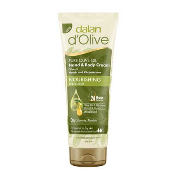 Kem dưỡng da tay & toàn thân Pure Olive oil DALAN D Olive Hand & Body