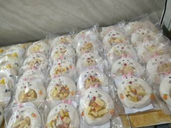 Bánh Pizza Hải Sản Phô Mai - tạo hình siêu đáng yêu bánh 12cm