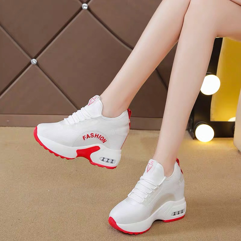 Giày thể thao nữ nâng đế 8cm FASHION chất đẹp siêu nhẹ - Giày nữ thời trang 2022