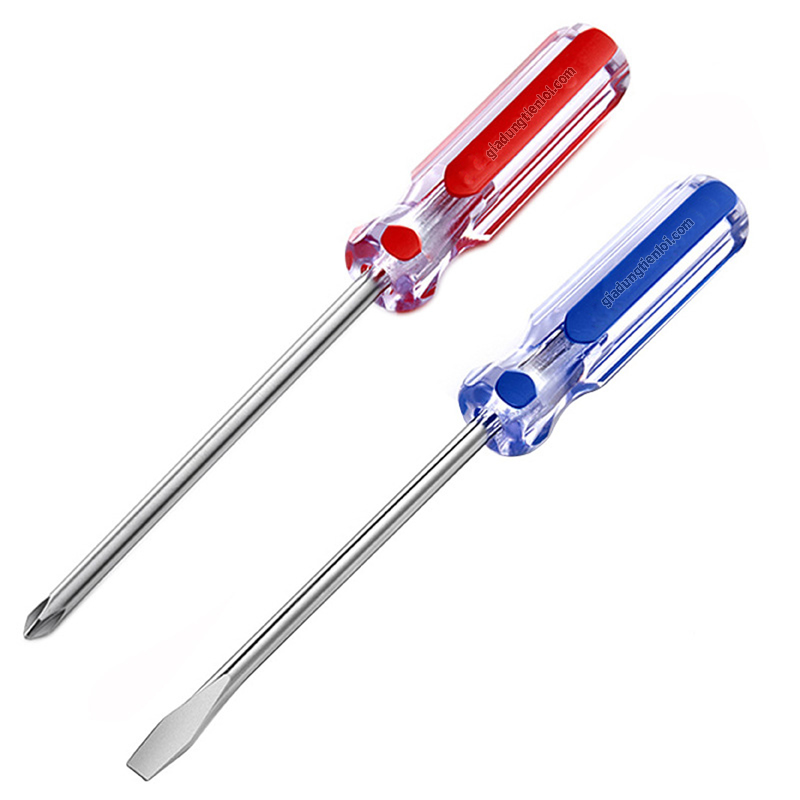 Tua vít bake 4 cạnh - tô vít dẹp vặn ốc có hút nam châm 3mm x 75mm