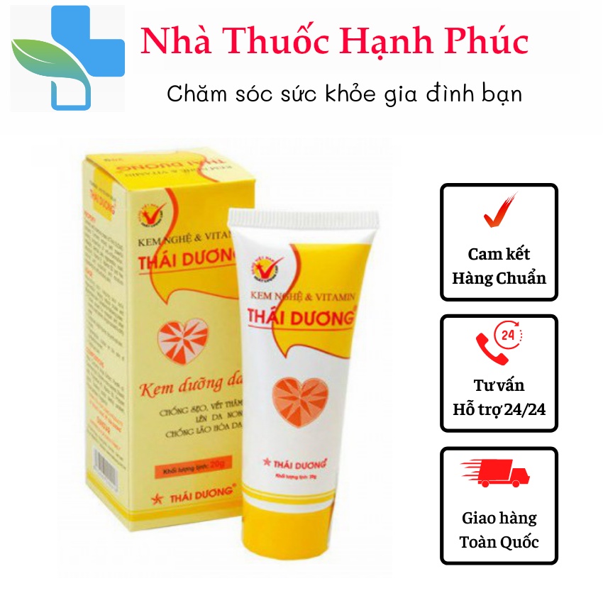 Kem Nghệ NaNo Bạc Thái Dương Tube 20g - Ngừa Sẹo Thâm Mụn
