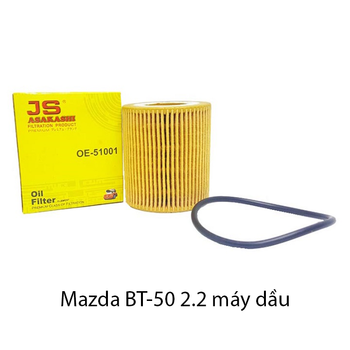 Lõi lọc nhớt Mazda BT-50 2.2L 2011 2012 2013 2014 2015 2016 2017 2018 2019 2020 2021 2022 mã OE51001