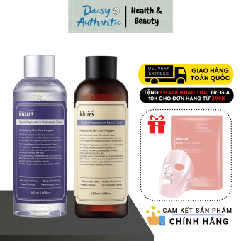 Toner Klairs - Nước hoa hồng Dear Klairs Supple Preparation Toner 180ml