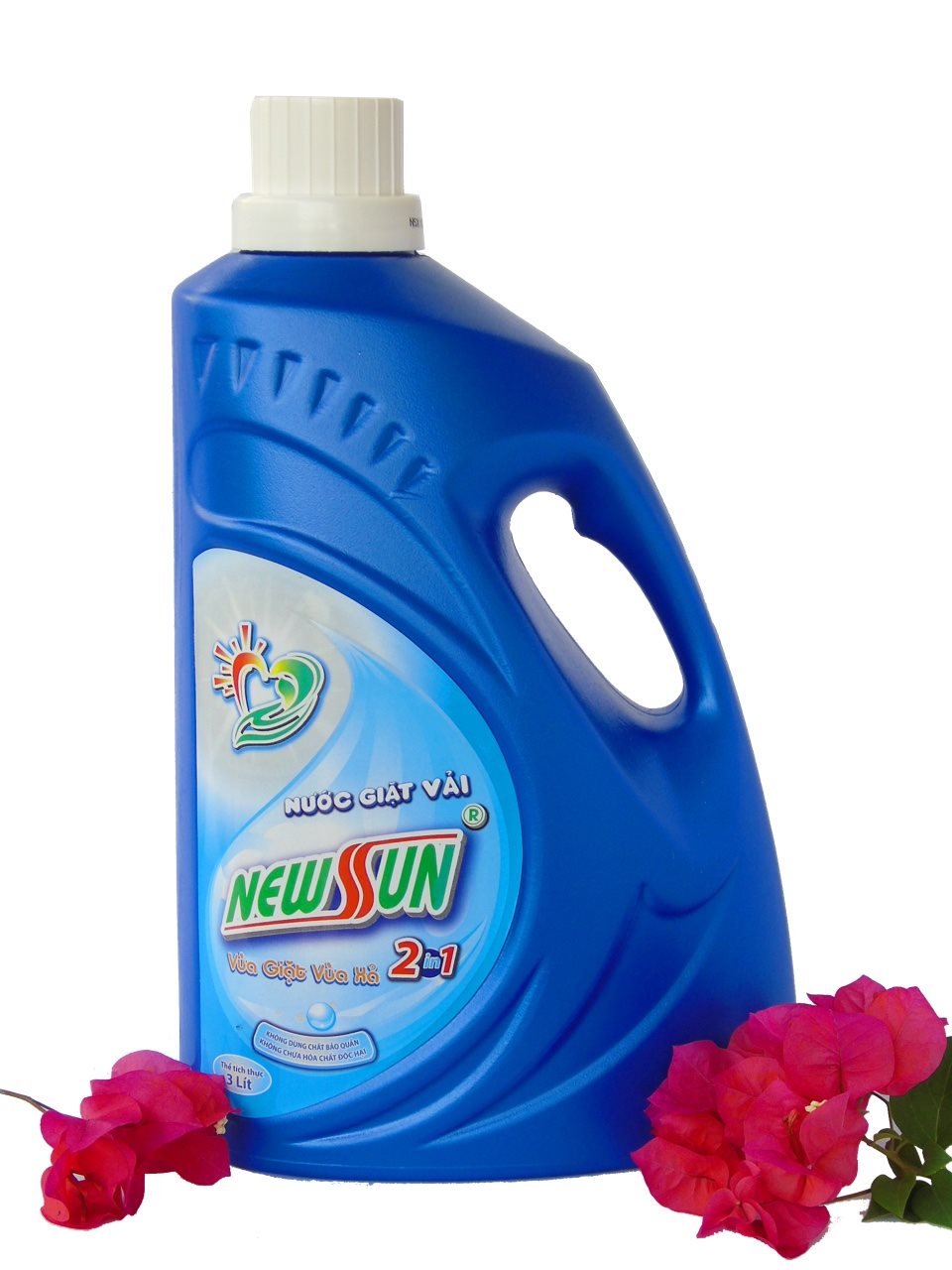 Nước giặt vải newsun 2in1 đậm đặc