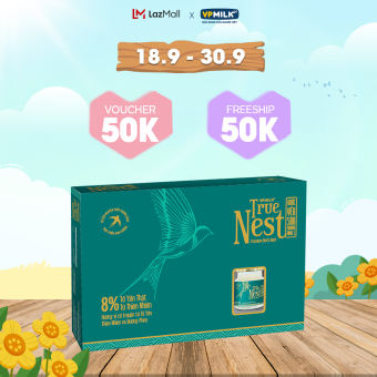 Tổ Yến Nguyên Chất Chưng Gừng Có Đường VPMilk True Nest