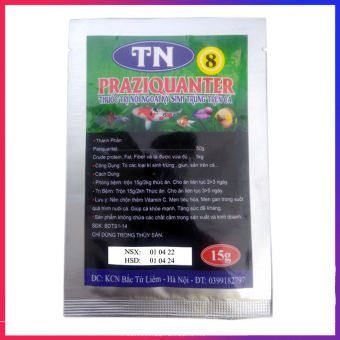 PRAZIQUANTER Trị Nội Ngoại Ký Sinh Trùng, Giun, Sán Trên Cá ( 15gr)