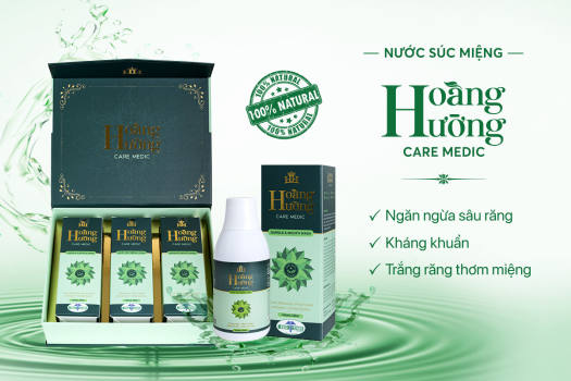 Nước Súc Miệng Hoàng Hường Hết Hôi Miệng Trắng Răng