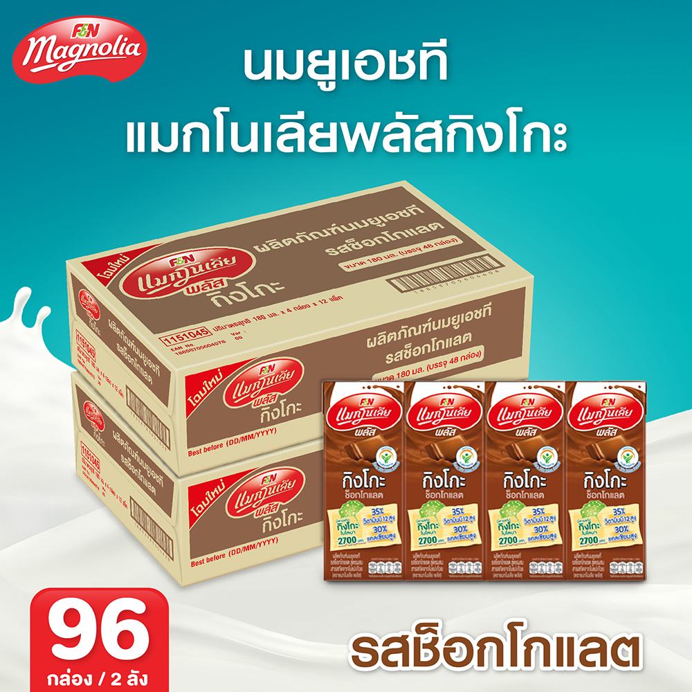Magnolia Ginkgo Choc X2 (96 Pcs.) ราคา 937 บาท*ส่งฟรี