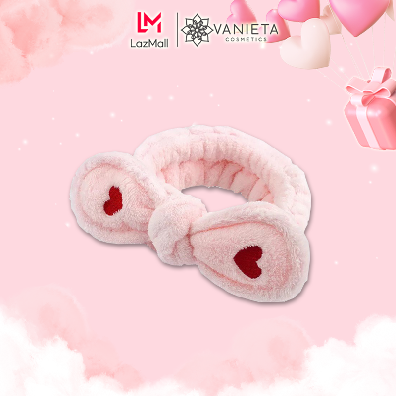 Băng đô cài tóc trái tim dễ thương - Vanieta Cosmetics