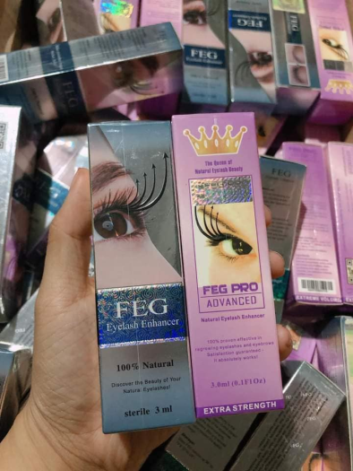 Combo 2 cây dưỡng mi Feg Xanh Hồng (Ngày - đêm)