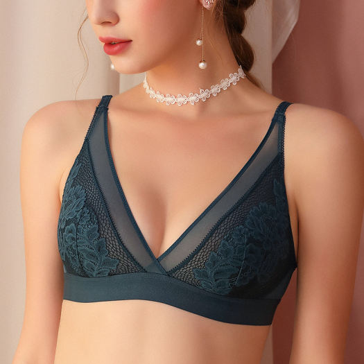 FallSweet Thin Cup Wireless Bras for Women Hollow Out Lightly