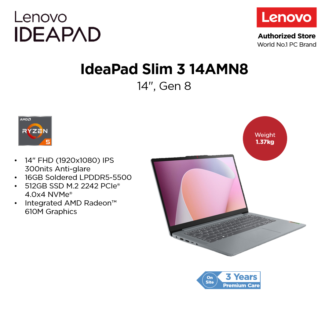 Lenovo Ideapad 5 14Irh9 - Intel I7-13620H, 16Gb Ram, 512Gb Ssd
