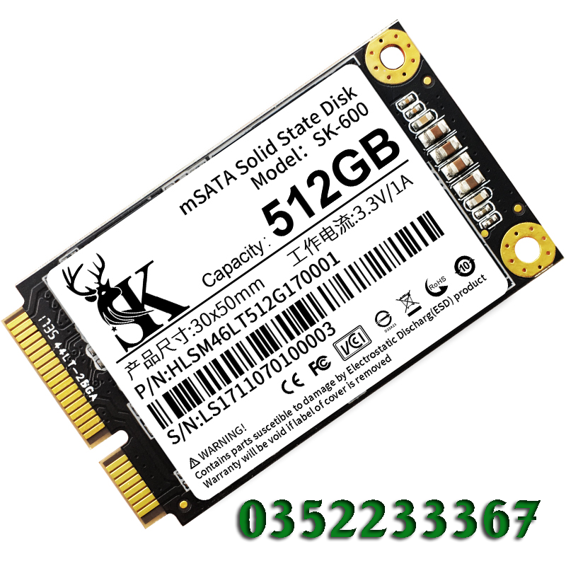 Ổ cứng ssd msata sk 64g 128g 256gb bảo hành 36 tháng chính hãng