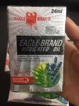 Dầu con ó trắng EAGLE BRAND LAVENDER 2 NẮP NỘI ĐỊA MỸ MẪU MỚI