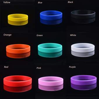 YULANNIA Năng lượng Ban nhạc Tay Thời trang Cao su Đầy màu sắc Nhẫn Vòng tay Bóng rổ Silicone Vòng đeo tay