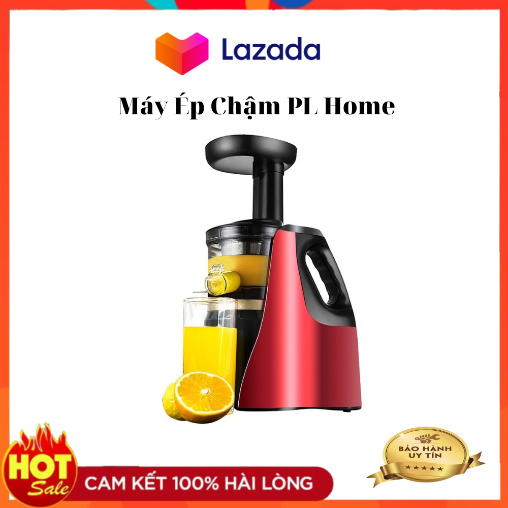 Máy ép chậm pl home, chất lượng nước ép nguyên chất 100%, không lẫn cặn.