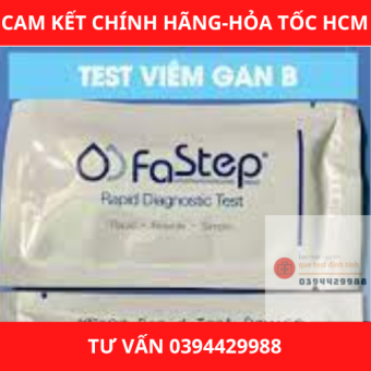 Que test thử viêm gan B fastep tại nhà nhanh chóng, dễ dàng, tiện lợi, độ chính xác cao.