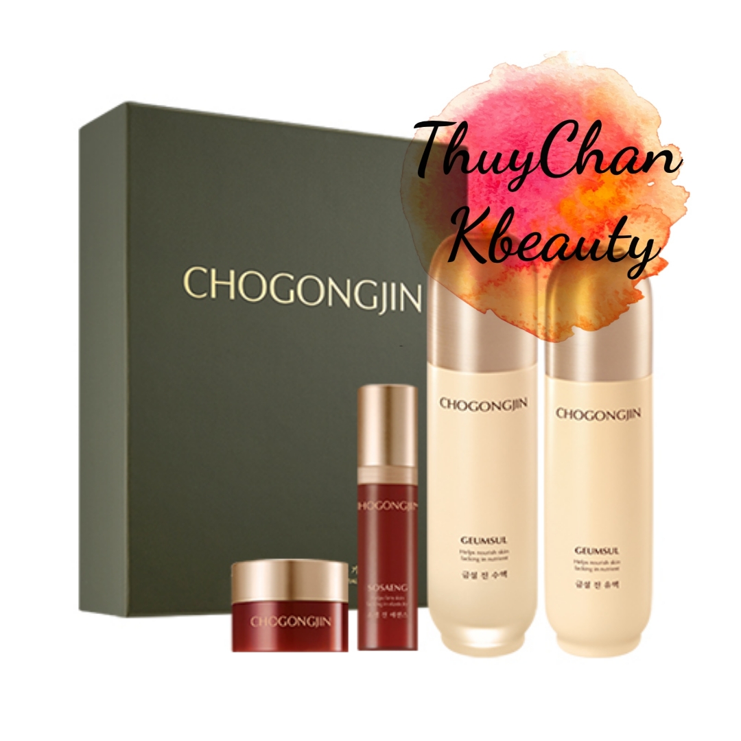 Ms63 bộ dưỡng da missha chogongjin geumsul nutrition care essencial set 4items