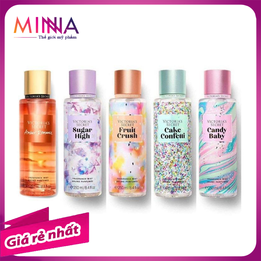 Xịt Thơm Toàn Thân Body Mist Victoria's Secret 250ml - BẢN GIỚI HẠN Mùi Thơm Hoa Quả Nhiệt Đới!