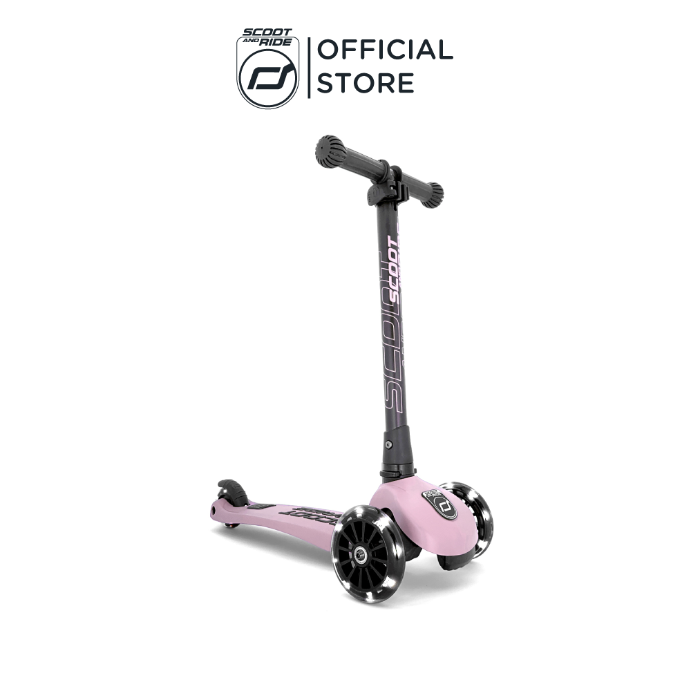 Xe scooter trẻ em Scoot and Ride Highwaykick 3 LED Rose