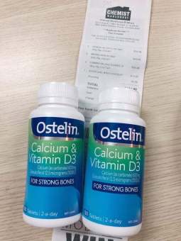 Canxi bầu, Ostelin canxi & Vitamin D3, 130 viên