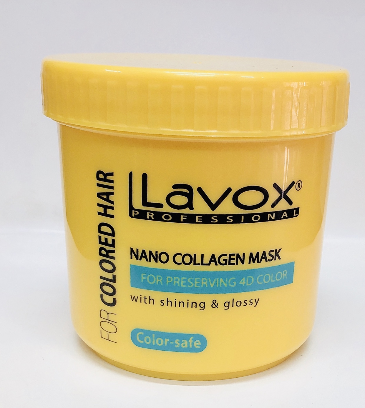 Hấp dầu ủ tóc Nano Collagen Lavox Hair Mask 500ml Giữ màu nhuộm 4 D dùng cho tóc nhuộm