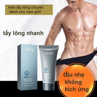 Kem tẩy lông, kem tẩy lông chuyên dành cho nam, kem tẩy lông không đau 60g, thích hợp cho da nhạy cảm, kem tẩy lông toàn thân nhanh dành cho lông nách lông chân lông tay, tẩy lông an toàn nhanh chóng
