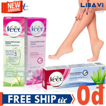 Kem tẩy lông nách, lông chân tay, toàn thân cho nữ Veet vĩnh viễn tẩy tận gốc 100ml DSKTL45 - Kem tẩy lông nách chân tay vĩnh viễn