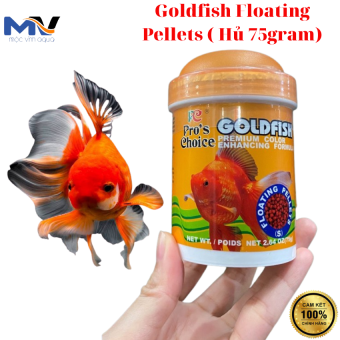 Thức Ăn Cao Cấp Chuyên Dùng Cho Các Loại Cá Vàng - Goldfish Floating Pellets ( Hủ 75gram) | CỬA HÀNG CÁ CẢNH VÀ THIẾT BỊ LỌC NƯỚC HỒ CÁ MỘC VINH AQUA